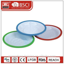 plate(2pcs) ronde en plastique